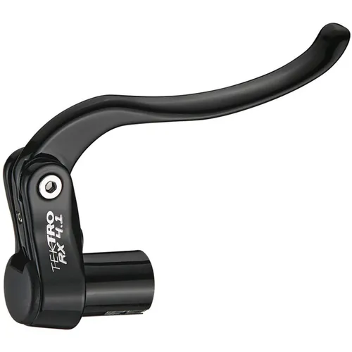 TEKTRO RX4.1 Bremshebel-Set - 2-teiliges Bremshebel-Set aus Aluminium in elegantem Schwarz, ideal für verbesserte Bremskontrolle und Sicherheit beim Radfahren.