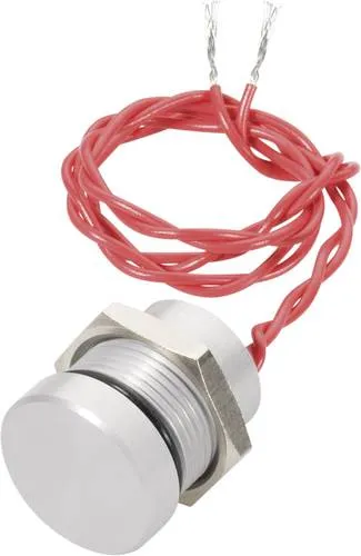 APEM Schalter PBAR1AF0000 - Piezotaster 24 V DC, Metall, mit tastender Funktion für vielseitige Anwendungen