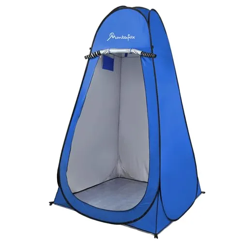 Montafox Pop Up Zelt XXL - Multifunktionszelt für Outdoor - 🏕️ VIELSEITIG: Ideal für Camping, Strand oder Festivals. Schützt vor Wind und Wetter mit optimalem Sichtschutz. Inklusive praktischer Utensilientasche und abnehmbarem Boden für Komfort und Hygiene. Maße: 120 x 120 x 200 cm.
