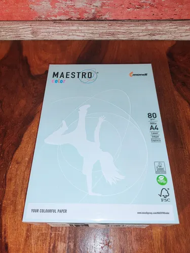 Kopierpapier DIN A4, 500 Blatt, Blau, Maestro, Mondi