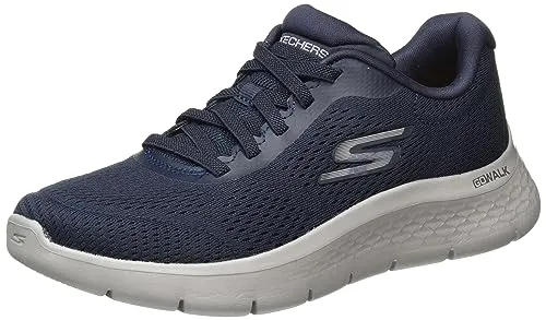 Skechers Herren GO Walk Flex Remark Sneaker, Schwarz, 43 EU - Herren-Sneaker mit patentierter Arch Fit Einlegesohle und Goodyear Performance Außensohle für optimale Traktion und Haltbarkeit. Ideal für komfortables Gehen und Sport.
