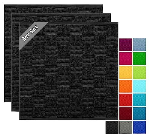 Geschirrtücher Schwarz von Lashuma