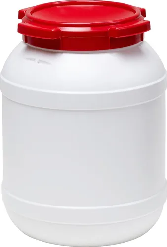 Großes Fass mit breiter Öffnung 26,4 Liter Kapazität aus HDPE Material