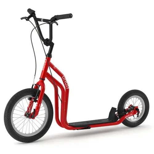 Yedoo City Roller Scooter - Tretroller für Erwachsene und Teenager, bis 120 kg, Rot - Roller/Kickboards mit 16