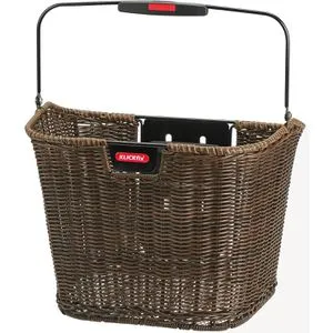 KLICKfix Farradtasche Structura Korb Lenkerkorb, Braun Ef
