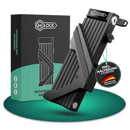 M-LOCK Fahrradschloss Faltschloss 115cm