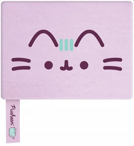 Plüsch-Tagebuch, Notizbuch, Pusheen, lila, Bambino