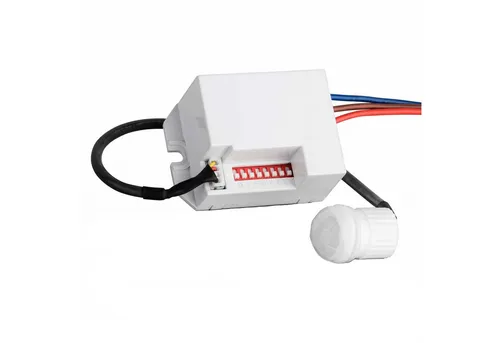 SEBSON Bewegungsmelder Mini Einbau Infrarot Sensor in weiß von SEBSON