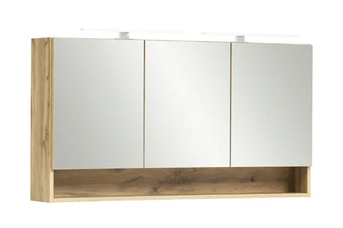 Spiegelschrank Karan 120cm mit Beleuchtung und 3 Türen