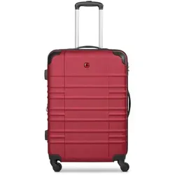 Wenger Hartschalen-Trolley Amplar Evo, 4 Rollen, ABS in rot von Wenger