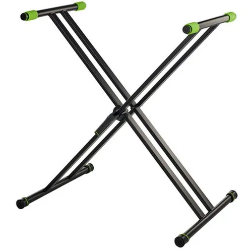 Gravity KSX 2 Keyboard Stand - Stabiler X-Form Keyboardständer aus pulverbeschichtetem Stahl, höhenverstellbar von 100-900 mm, max. Traglast 65 kg. Ideal für Musiker, die Flexibilität und Stabilität suchen.