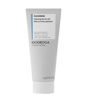 Biodroga Medical Institute Cleansing Calming Gel-to-Oil 200 ml - Reinigungsgel, verwandelt sich von Gel zu Öl für sanfte Reinigung und beruhigt empfindliche Haut.