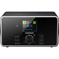 GRUNDIG GIR1120 DTR 5000 X Black - Modernes All-In-One Radio mit Bluetooth, 2.0 Stereo-Sound und 80 Stationsspeicher für raumfüllenden Klang