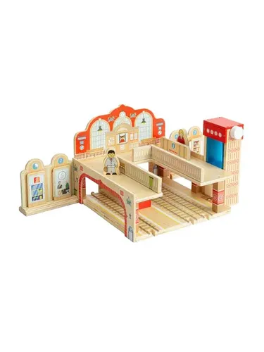 Bigjigs Holz Grand Central Station Spielset