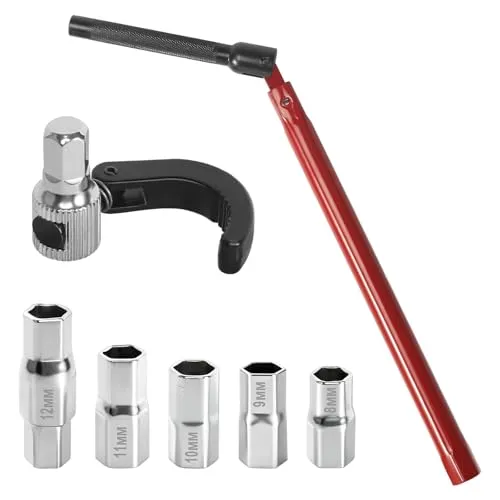 KUHAWL Standhahnmutterschlüssel 8-12mm – Universelles Montagewerkzeug