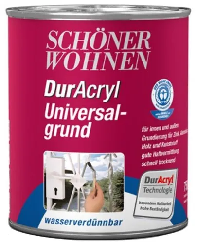 375ml Schöner Wohnen Home Grundierung für Kunststoffe weiss