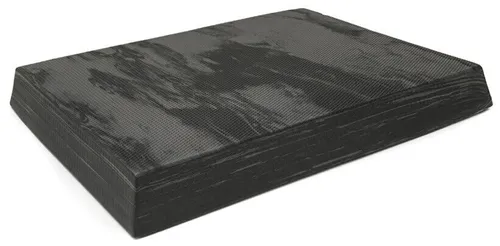 Sissel Unisex Erwachsene Fit Marmoriert Balance Pad, schwarz, 50 x 41 6 cm EU - Balanceboards für effektives Gleichgewichtstraining, rutschfest und belastbar bis 120 kg – ideal für Fitness und Rehabilitation.