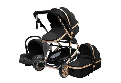 TPFLiving Kombi-Kinderwagen 3in1 Set