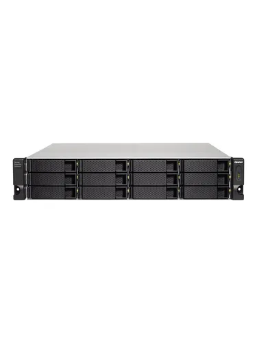 QNAP TL-R1200C-RP Erweiterungsgehäuse 12-Bay - Externe Gehäuse mit 12-Bay Kapazität, Hot-Swap-Funktion und redundanter Stromversorgung für maximale Datensicherheit und Flexibilität.
