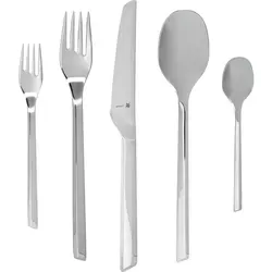 WMF Kineo Besteck Set für 6 Personen - 30-teiliges Essbesteck Set aus robustem Cromargan Edelstahl, spülmaschinenfest und ideal für festliche Anlässe oder den täglichen Gebrauch.