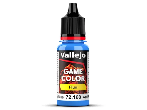 VALLEJO GAME COLOR 72160 FLUO BLUE 18ml (Acrylic Paint)