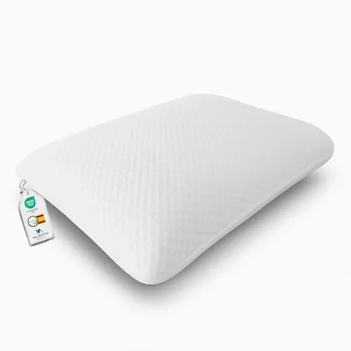 Valentia HOGAR Memory Foam Kissen 70x35cm - Orthopädisches Kissen mit waschbarem Aloe-Vera-Bezug, ideal zur Linderung von Nackenschmerzen und für alle Schlafpositionen. Oeko-TEX zertifiziert für gesunden und hygienischen Schlaf.