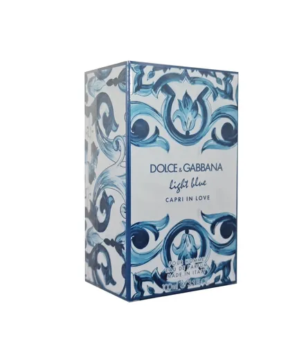 Dolce & Gabbana Capri In Love Eau de Parfum für Herren - Frischer Duft - Herrendüfte mit 100 ml, vereint die frischen Noten von schwarzem Pfeffer und Feigenbaum für ein unvergessliches Dufterlebnis.