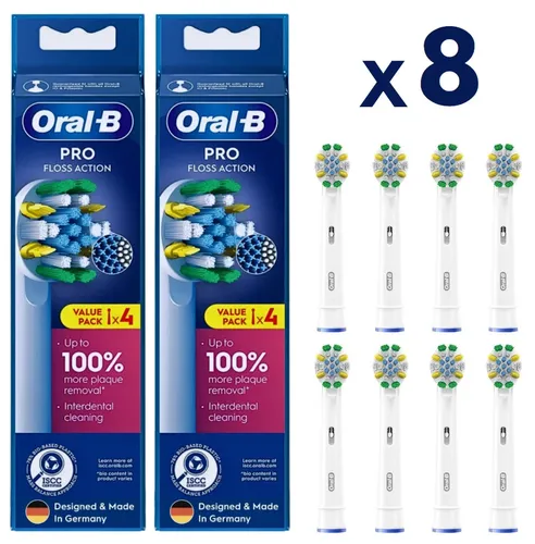 Oral-B Pro Tiefenreinigung Ersatz-Bürstenköpfe 6stk. - Effektive Plaque-Entfernung für gesunde Zähne, sanft zum Zahnfleisch und kompatibel mit allen Oral-B Zahnbürsten