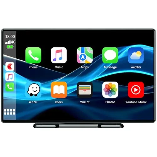 Volam Autoradio mit Wireless A-pple Carplay & Android Auto von Volam