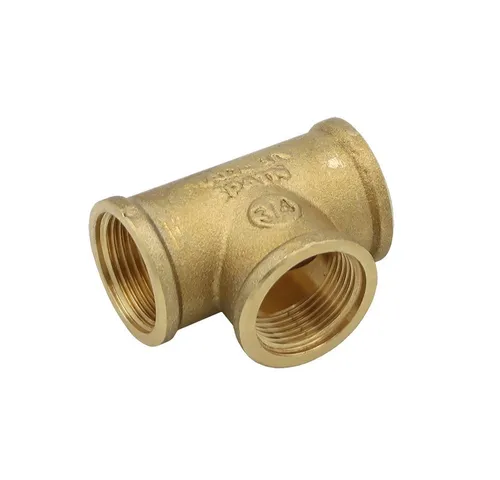 General Fittins Gewindefitting Messing T-Stück 3/4 Zoll DN20 Abzweig Abzweigung Gewindefitting