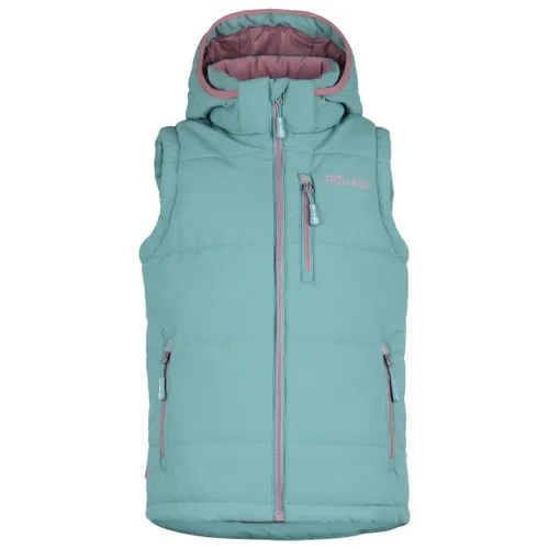 Trollkids Kids Narvik Vest XT 140, glacier green/orchid von TROLLKIDS