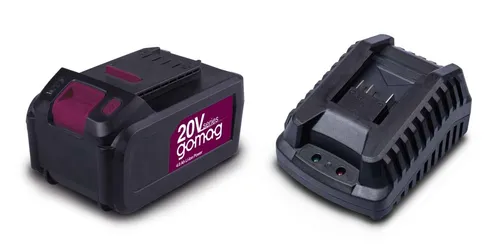 Gomag GO-SK4.0 Akku-Ladegerät-Set Starter-Kit 4,0Ah - Energielösungen für Elektrowerkzeuge: Das 4,0Ah Lithium-Ionen Akku-Set bietet zuverlässige Leistung und lange Laufzeit für Ihre Projekte.