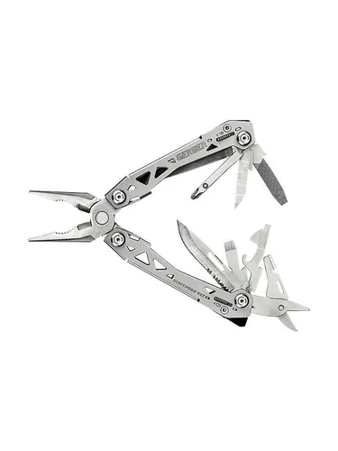 Gerber Suspension NXT Multifunktionswerkzeug - Multitool mit 15 Funktionen, ideal für Camping und Alltag. Robuste Edelstahlkonstruktion mit praktischem Taschenclip für einfache Mitnahme.