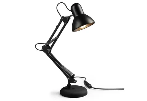 BEARWARE Retro Schreibtischlampe mit flexiblem Gelenkarm - Stilvolle Retro-Schreibtischlampe im Vintage-Design, ideal für Büro und Wohnzimmer. Mit flexiblem Gelenkarm und stabiler Basis sorgt sie für optimale Beleuchtung und Eleganz in jedem Raum.