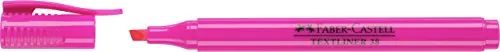 Faber Castell 157728 - Textmarker TEXTLINER 38, 10 Marker fluoreszierend Pink