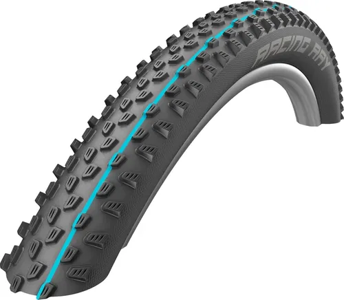 Schwalbe 57-559 RACING RAY 26x2.25 Faltreifen - Fahrradreifen mit hervorragender Haftung und geringem Rollwiderstand, ideal für sportliche Fahrer und anspruchsvolle Trails.