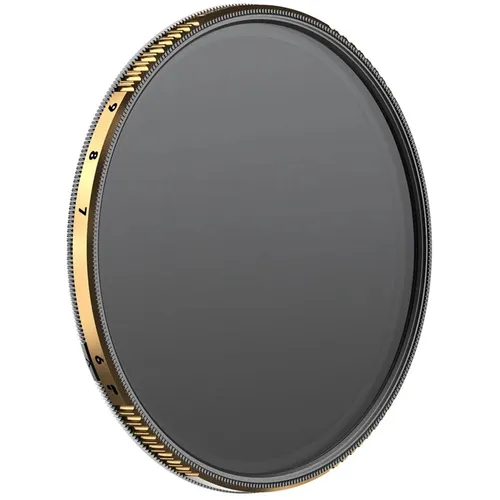 PolarPro Vario VND 67 mm - Mist Edition II - Kamera-Filter mit Null Vignettierung und haptischem Feedback-Mechanismus, ideal für Run-n-Gun-Videografie und Filmerstellung, gefertigt aus robustem Messing für hohe Haltbarkeit.
