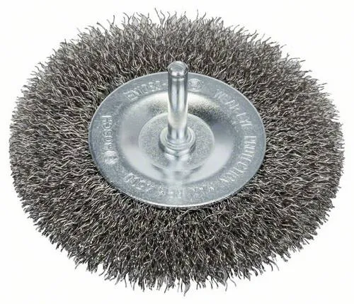 Bosch Accessories Scheibenbürste, gewellt, rostfrei, 100 mm, 0,3 mm, 10 mm, 4500 U/ min Schaft-Ø 6 mm 2608622124 1 St.