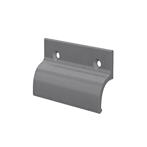 MS Beschläge® Balkontürgriff Terassentürgriff Ziehgriff aus Aluminium (Titan eloxiert)