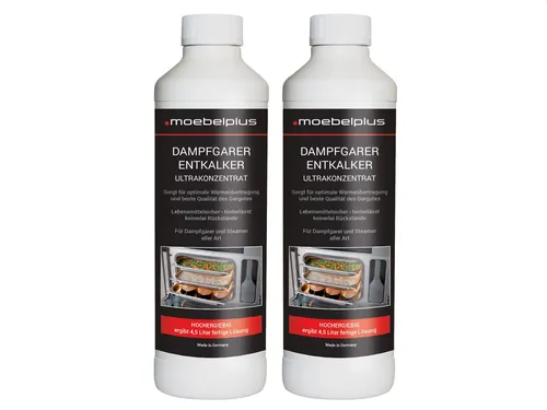 moebelplus Dampfgarer Entkalker - 2er Set