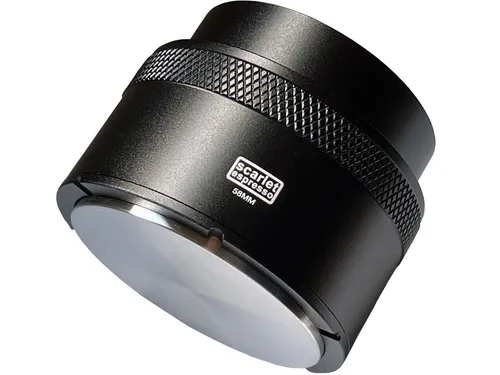 scarlet espresso Tamper »Grande Livello« - Küchenmaschinen-Aufsätze, professioneller Tamper für gleichmäßige Kaffeepucks und optimale Espresso-Extraktion – das Must-Have für Baristas und Kaffeeliebhaber.