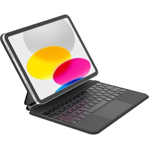 BELKIN Connect Pro Tablet-Tastatur - Schwarz - Tastatur & Hülle für iPad, verwandelt Ihr Tablet in einen Laptop und bietet zusätzlichen Schutz sowie Komfort beim Tippen.