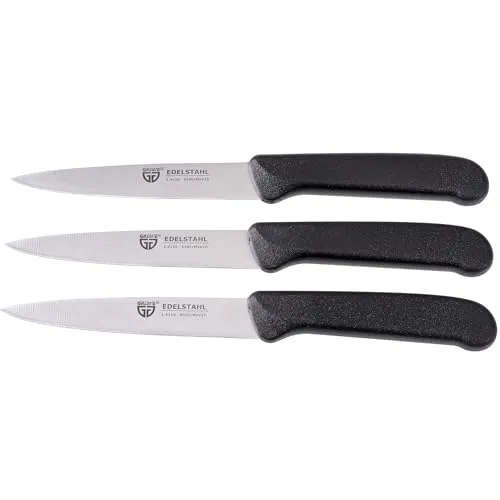 GRÄWE Allzweckmesser GRÄWE Gemüsemesser 3 Stück, Edelstahl