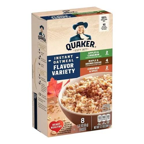 Quaker instant Oatmeal, Flavour Variety von The Quaker Oats Company