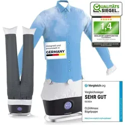 CLEANmaxx automatischer Hemdenbügler PRO STEAM in schwarz von CleanMaxx