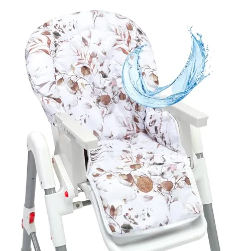 Sitzverkleinerer für Hochstuhl Baby Sitzkissen Stuhl - Kinder Sitzauflage für Ikea Peg Perego Kinderhochstuhl Chair Cover für Kinderstuhl Babystuhl und Hochstühle Blätter