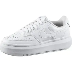 Nike Court Vision Alta Damen - Weiss, Stylischer Sneaker für jeden Anlass - Sneaker mit modernem Design, Leder-Obermaterial und weicher Zunge für perfekten Tragekomfort und Basketball-inspirierten Look.
