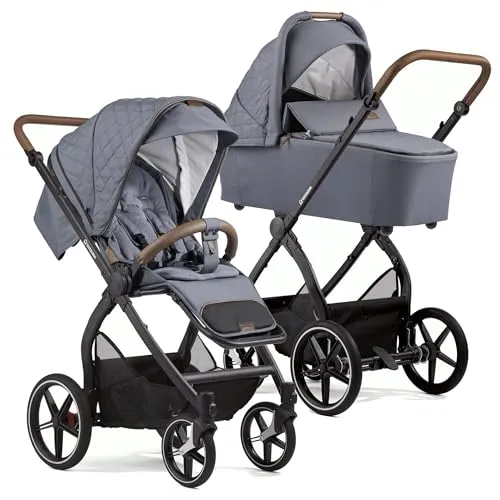 Gesslein FX4 Swing 2in1 Kinderwagen-Set mit Babywanne - Vielseitiger Kinderwagen mit Babywanne für höchsten Komfort. Ideal für unterwegs, bietet er eine praktische 2in1-Lösung für Eltern.