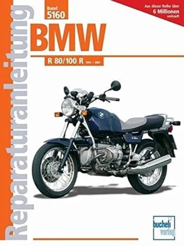 BMW R 80 / 100 R Handbuch: Pflege, Wartung und Reparatur - Reparaturanleitung für BMW R 80 / 100 R, bietet umfassende Tipps zur Wartung und Pflege für eine lange Lebensdauer Ihres Motorrads.