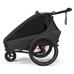 Qeridoo Kidgoo 1 2026 Kinderfahrradanhänger - Robuster Kinderfahrradanhänger für bis zu 1 Kind, ideal für Ausflüge und Abenteuer, mit sicherem und bequemem Platzangebot.